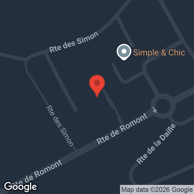 Map to Ame-K office in Neyruz, Switzerland